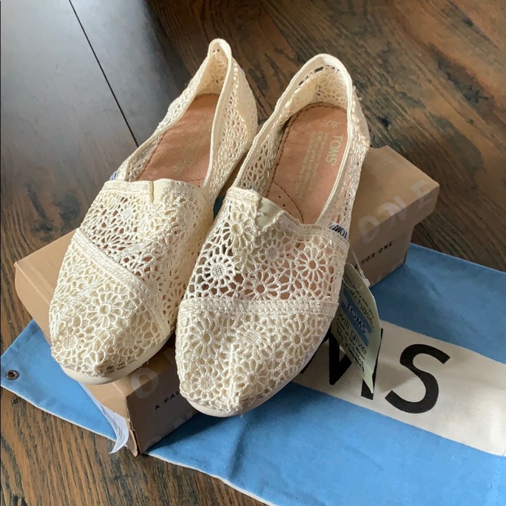 Natural Morocco Crochet Toms